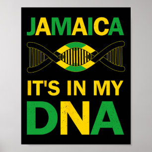 Het is in mijn DNA Jamaicaanse Onafhankelijkheidsd Poster