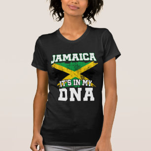 Het is in mijn DNA Jamaican Pride Jamaica Flag Lov T-shirt