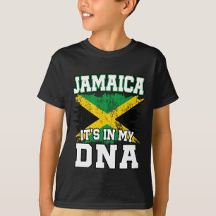Het is in mijn DNA Jamaican Pride Jamaica Flag Lov T-shirt