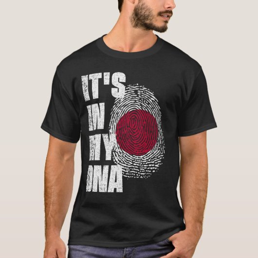HET IS IN MIJN DNA Japan Flag T-shirt (Voorkant)