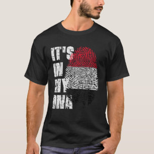 HET IS IN MIJN DNA Jemen Flag Yemeni T-shirt
