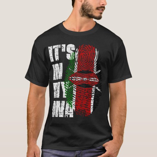 HET IS IN MIJN DNA Kenya Flag Boy Girl Gift T-shirt (Voorkant)