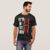 HET IS IN MIJN DNA Kenya Flag Boy Girl Gift T-shirt (Voorkant volledig)