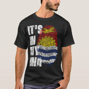 HET IS IN MIJN DNA Kiribati Flag Boy Girl Gift T-shirt