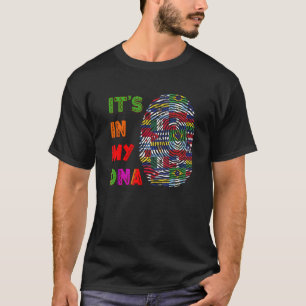 Het is in mijn DNA-Latijnse Latijnse graafmachine T-shirt