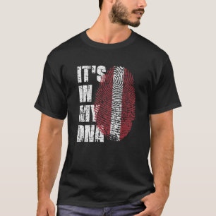 HET IS IN MIJN DNA Letland Vlag Lets T-shirt