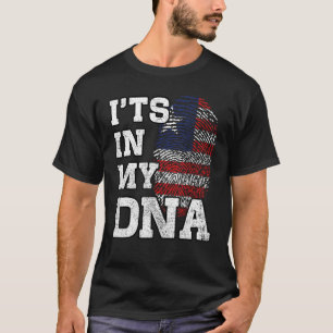 Het is in mijn DNA Liberiaanse vingerafdruk Proud  T-shirt