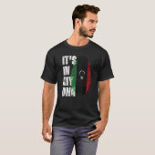 Het is in mijn DNA Libya Flag Libyan T-shirt (Voorkant volledig)