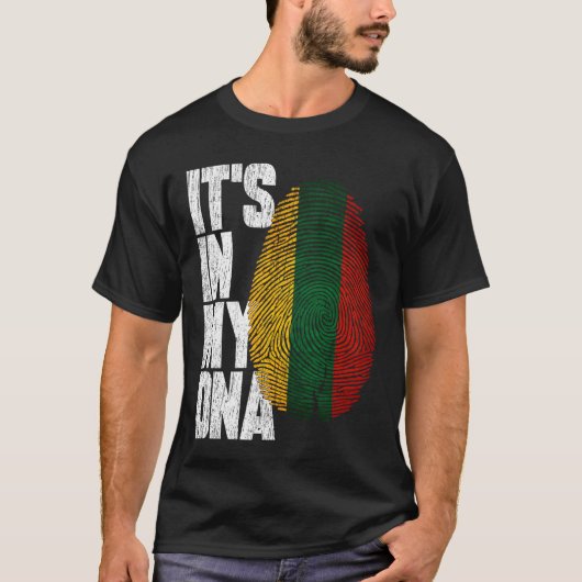 Het is in mijn DNA Litouwse Shirt Proud Hispanic (Voorkant)
