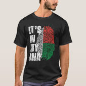 HET IS IN MIJN DNA Madagascar Flag Malagasy T-shirt (Voorkant)
