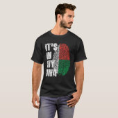 HET IS IN MIJN DNA Madagascar Flag Malagasy T-shirt (Voorkant volledig)