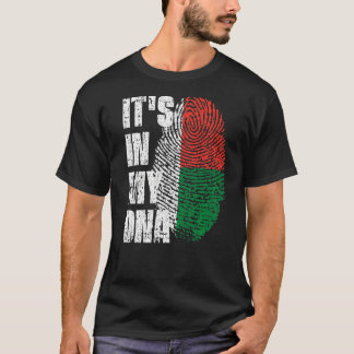 Het is in mijn dna Madagaskar vlag Malagasi T-shirt