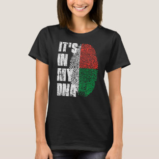 Het is in mijn dna Madagaskar vlag Malagasi T-shirt