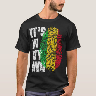 HET IS IN MIJN DNA Mali Flag Boy Girl Gift T-shirt