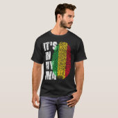 HET IS IN MIJN DNA Mali Flag Boy Girl Gift T-shirt (Voorkant volledig)