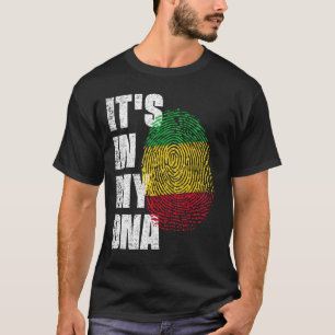 HET IS IN MIJN DNA Mali vlag T-shirt