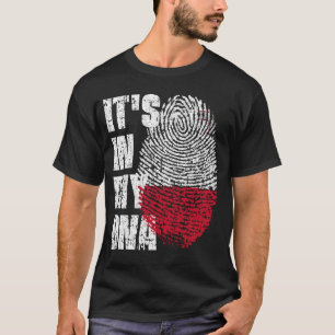 HET IS IN MIJN DNA Malta Flag Boy Girl Gift T-shirt