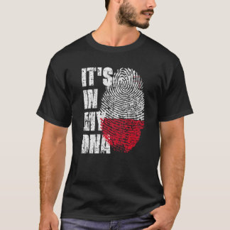 Het is in mijn DNA Malta vlag Maltees T-shirt