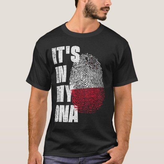 HET IS IN MIJN DNA-Malta Vlag T-shirt (Voorkant)
