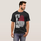 Het is in mijn DNA Maltese Shirt Proud Hispanic Gi (Voorkant volledig)
