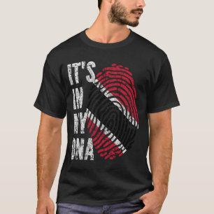 HET IS IN MIJN DNA-Mannen Trinidad en Tobago Vlag  T-shirt