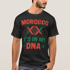 Het is in mijn DNA Marokkaanse Afrikaanse cadeaus T-shirt