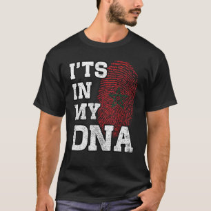 Het is in mijn DNA Marokkaanse vingerafdruk Proud  T-shirt