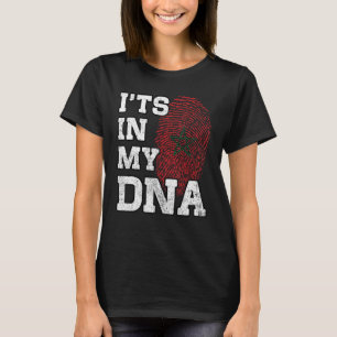 Het is in mijn DNA Marokkaanse vingerafdruk Proud T-shirt
