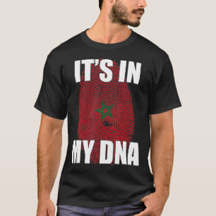 Het is in mijn DNA Marokkaanse vlag T-shirt