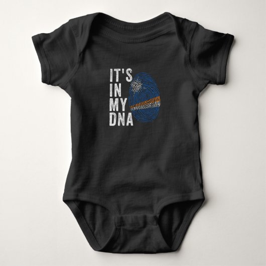 Het is in mijn DNA - Marshall Islands Flag Romper (Voorkant)