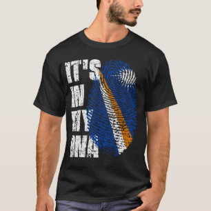HET IS IN MIJN DNA-Marshalleilanden Flag Boy Girl T-shirt