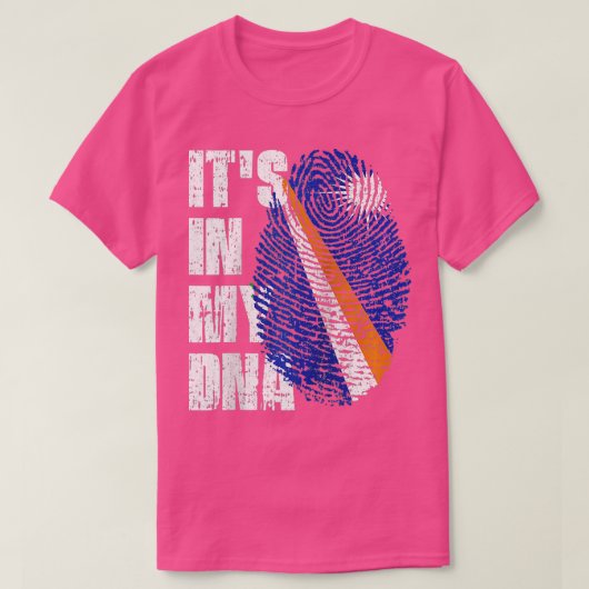 HET IS IN MIJN DNA-Marshalleilanden Vlag Marshalle T-shirt (Design voorkant)