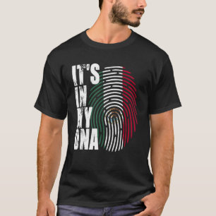 Het is in mijn DNA Mexicaanse vlaggen-onafhankelij T-shirt
