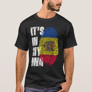 Het is in mijn DNA Moldavië dat Moldavië de vlag v T-shirt