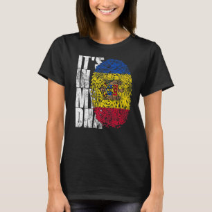 Het is in mijn DNA Moldavië Graphic voor mannen Vr T-shirt