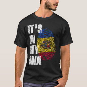HET IS IN MIJN DNA Moldavië Vlag T-shirt