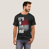 HET IS IN MIJN DNA-Monaco vlag T-shirt (Voorkant volledig)