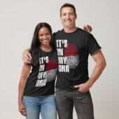 HET IS IN MIJN DNA-Monaco vlag T-shirt (Unisex)