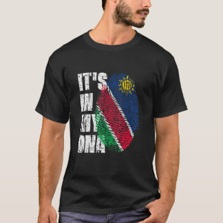 Het is in mijn dna Namibië vlag Namibië 1 T-shirt