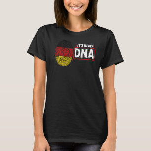 Het is in mijn DNA National Flag German Patriotic T-shirt