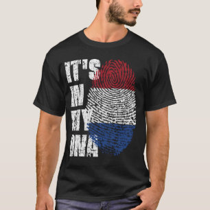 HET IS IN MIJN DNA Nederland Flag Boy Girl Gift T-shirt