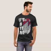 HET IS IN MIJN DNA Nepal Flag Boy Girl Gift T-shirt (Voorkant volledig)
