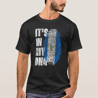 Het is in mijn dna Nicaragua vlag Nicaraguan T-shirt