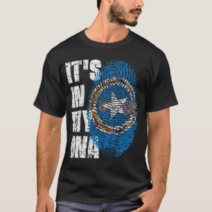 HET IS IN MIJN DNA Noord-Marianen vlag T-shirt