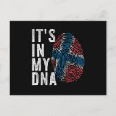 Het is in mijn DNA - Noorwegen vlag Briefkaart (Voorkant)