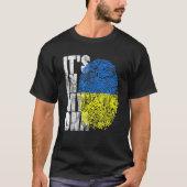 Het is in mijn DNA-Oekraïense cadeaus Vyshyvanka K T-shirt (Voorkant)