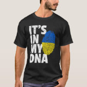 Het is in mijn DNA Oekraïne dat Oekraïne ondersteu T-shirt (Voorkant)