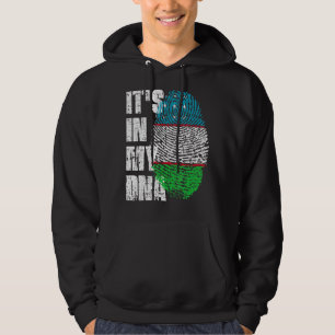 Het is in mijn Dna Oezbekistan-vlag Oezbekistan Hoodie
