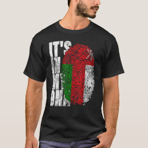 Het is in mijn DNA Oman Graphic voor mannen vrouwe T-shirt