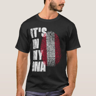 HET IS IN MIJN DNA-Oostenrijkse vlag T-shirt